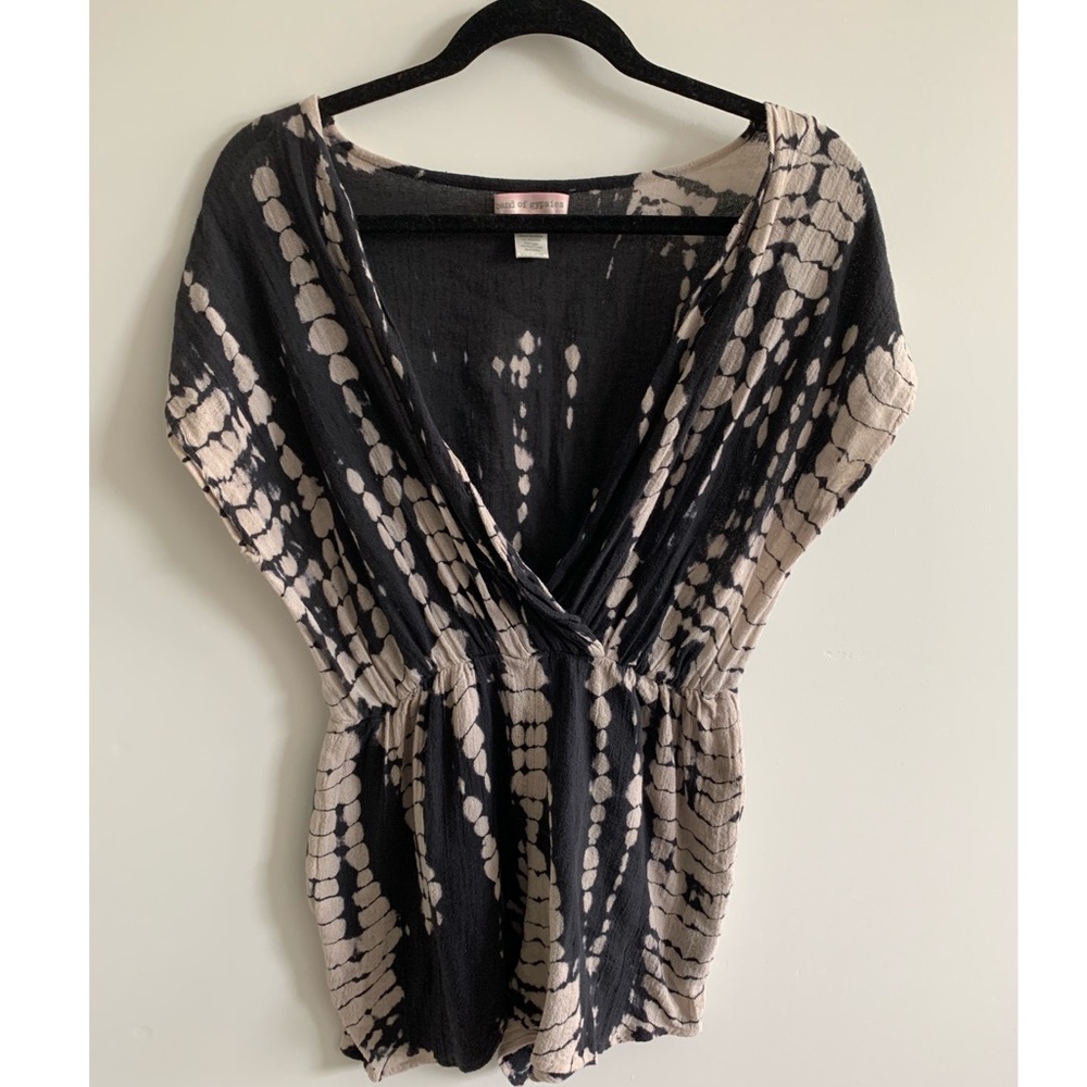 Black Tie Dye Urban Outfitters Romper